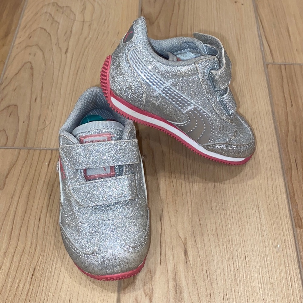 Puma glitter shoes